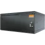 IT-BUDGET TAUNUS 19 inch wandbehuizing 4U, 450 mm diep, afsluitbare stalen deur, zwart 90ITB19445MS