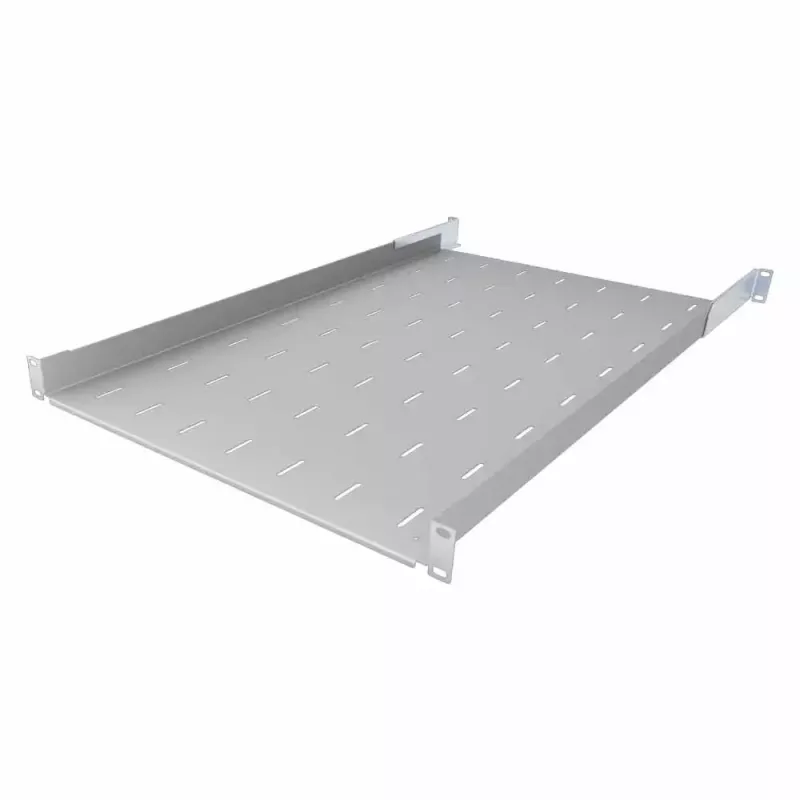 IT-BUDGET 19 inch vast rackplateau lichtgrijs 750 mm diepte 40 kg 90ITB19FB750G