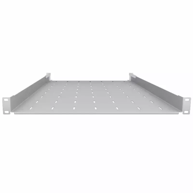 IT-BUDGET 19 inch vast rackplateau lichtgrijs 750 mm diepte 40 kg 90ITB19FB750G