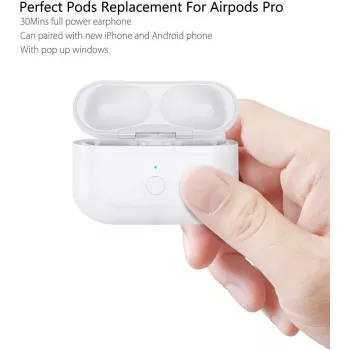 CYOO oplaadcase voor Apple AirPods Pro (1. & 2. gen.), wit, bedraad & draadloos opladen CY121780
