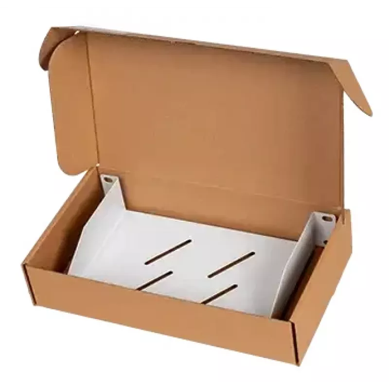 IT-BUDGET 10-legplank - 1 HE - 150 mm diepte - lichtgrijs (90ITBFB10150G)