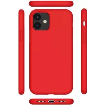 CYOO Premium vloeibaar siliconen hoesje voor iPhone 12 Pro Max 6,7 inch – rood (CY121880)