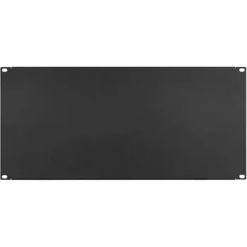 IT-BUDGET 19 inch blindplaat / rack-afdekplaat - 5U - robuuste metalen versie - zwart (90ITBBP5HES)