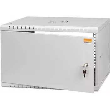 IT-BUDGET 19 inch wandbehuizing TAUNUS 6U 450mm diepte lichtgrijs 90ITB19645MG