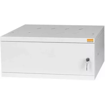 IT-BUDGET 19 inch wandbehuizing TAUNUS 4U 350mm diepte massieve deur lichtgrijs 90ITB19435MG