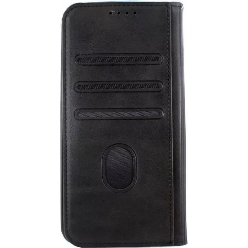 CYOO Premium BookCase voor Apple iPhone 13 mini – zwarte kunstleren wallet-hoes CY122554