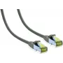 IT-BUDGET Cat.6A S/FTP patchkabel, massief koper, 2m, grijs, 10Gbit, PoE+, LSZH 90ITB6A7PK2G