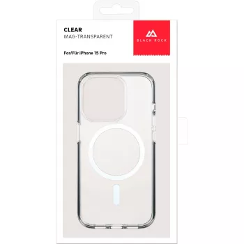 Black Rock Cover Mag Clear hoesje voor Apple iPhone 15 Pro, transparant (00221270)