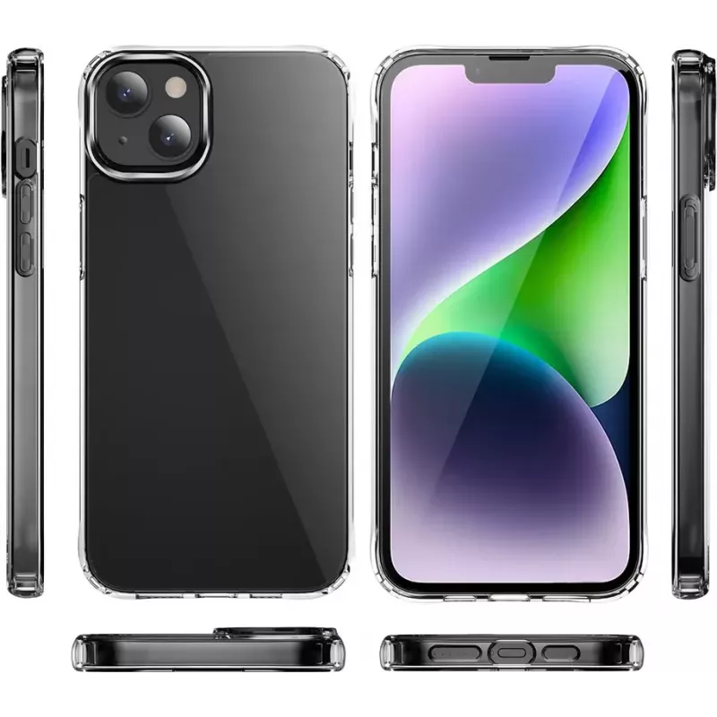 CYOO siliconen hoesje voor Apple iPhone 15 Pro Max, transparant CY123234