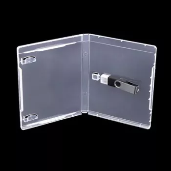 MediaRange BOX905 lege Blu-ray-doos voor USB-stick, 170x135mm, transparant