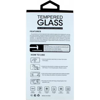 CYOO Apple iPhone XS Max gehard glas displayschermfolie 6D full coverage zwart