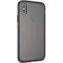 CYOO Dot Back siliconenhoes voor Apple iPhone XS Max - transparant/zwart