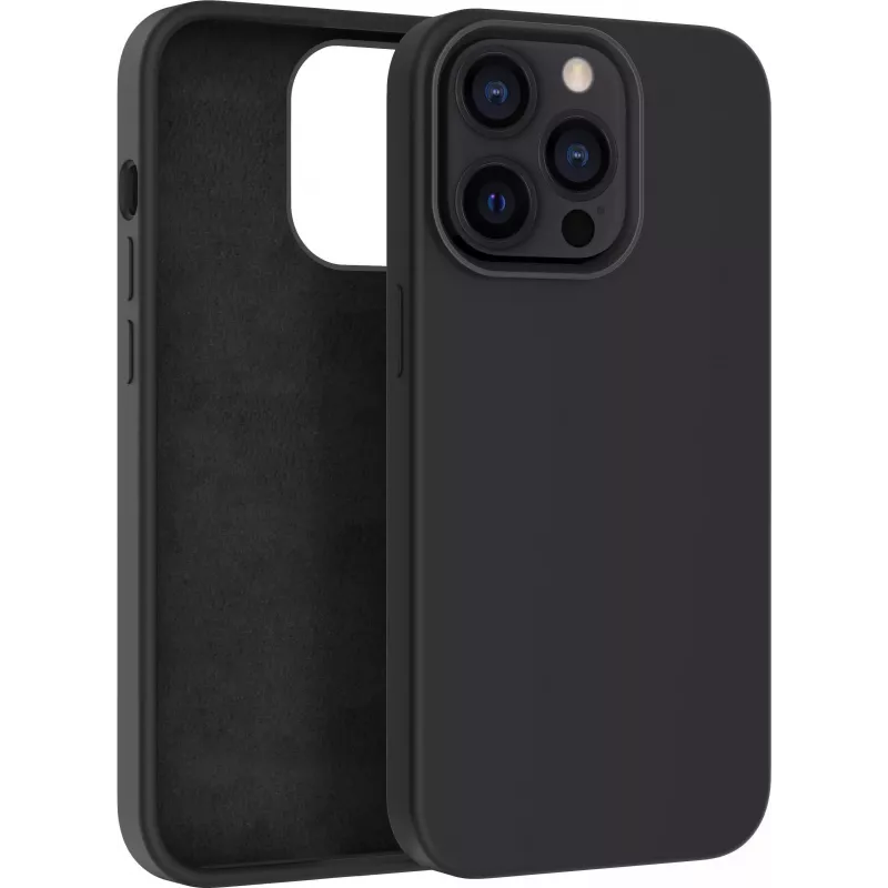 CYOO Premium vloeibaar siliconen hoes voor Apple iPhone 14 Plus – zwart CY122779