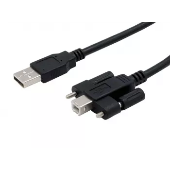 EXSYS EX-K1545V USB 2.0 kabel A stekker naar B stekker 5m zwart