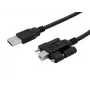 EXSYS EX-K1545V USB 2.0 kabel A stekker naar B stekker 5m zwart