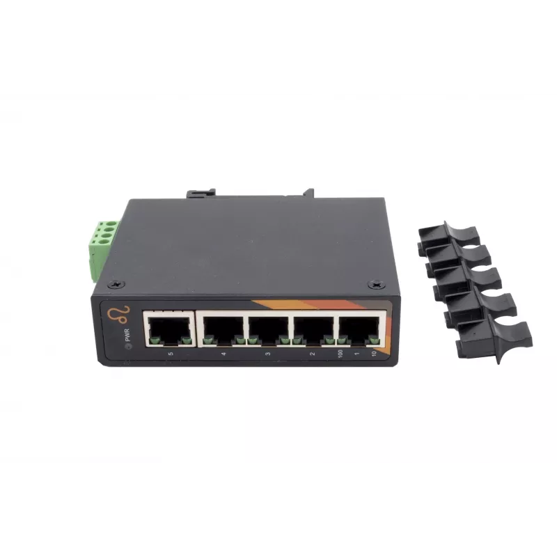 EXSYS EX-6220 5-poorts Gigabit Ethernet-switch, unmanaged, 10/100/1000 Mbps, metalen behuizing