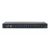 EXSYS EX-11236HMS 16-poorts USB 3.2 Gen 1 industriële hub met 15KV ESD-bescherming, wand- & DIN-railmontage