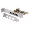EXSYS EX-16500E-2 FireWire 1394a PCIe-kaart, 3+1 poort, TI-chipset