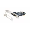 EXSYS EX-46022 PCIe 2S seriële RS-232-kaart, octopuskabel (EXAR-chipset)