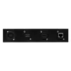 EXSYS 19 inch 1U rackpaneel met 8 D-type (XLR) uitsparingen, zwart EX-49297