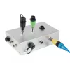 EXSYS EX-49524 industriële M12 D-code 4-pins stekker naar RJ45-bus adapter, IP67, Fast Ethernet