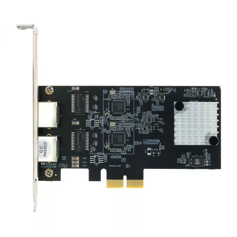EXSYS Dual 5 Gigabit Ethernet PCIe x2-kaart (Realtek RTL8126) EX-60152