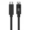 EXSYS USB 3.2 Gen 2x1 USB-C-kabel 1m zwart met enkele schroefborging (EX-K1595V-1.0)