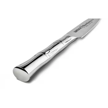 Samura Harakiri schilmes 80 mm AUS-8 roestvrij staal zwart