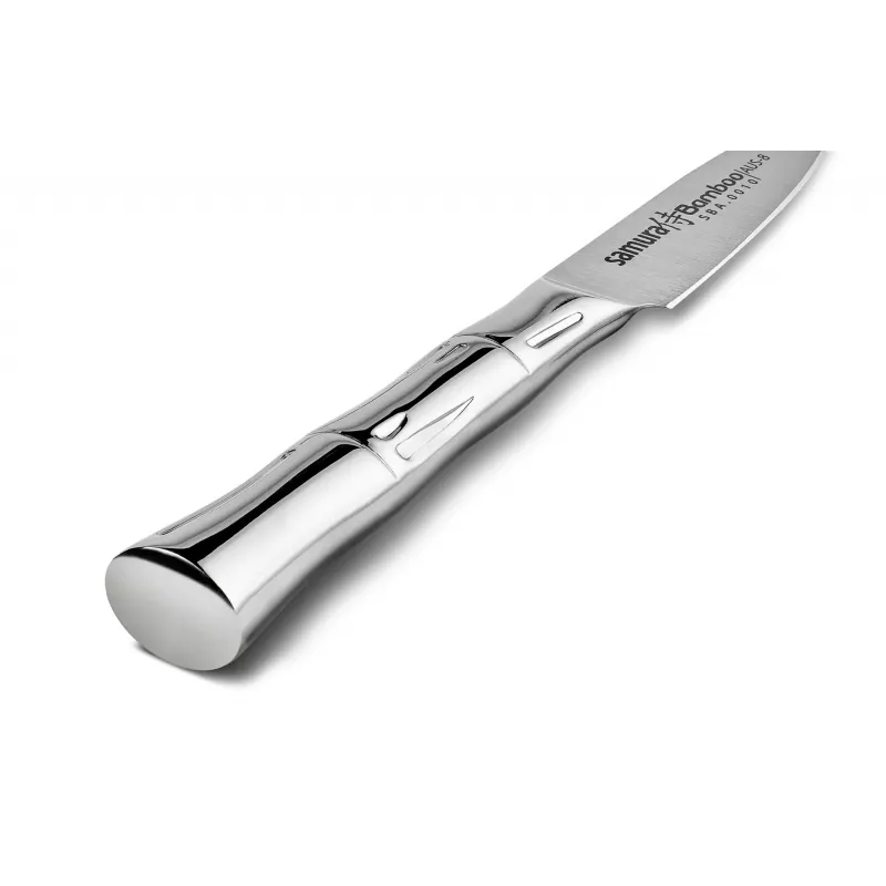 Samura Harakiri schilmes 80 mm AUS-8 roestvrij staal zwart