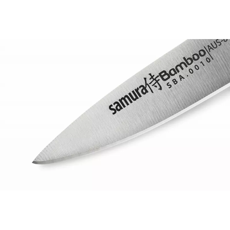 Samura Harakiri schilmes 80 mm AUS-8 roestvrij staal zwart