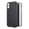 Black Rock Cover 360° Glass voor Apple iPhone 16 Plus, echt carbon (00228105)