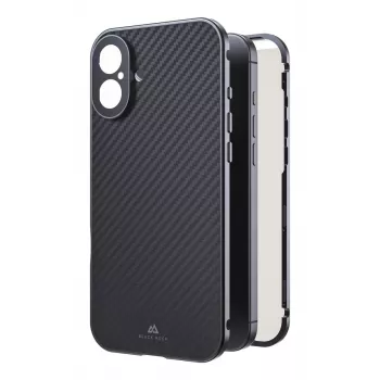 Black Rock Cover 360° Glass voor Apple iPhone 16 Plus, echt carbon (00228105)