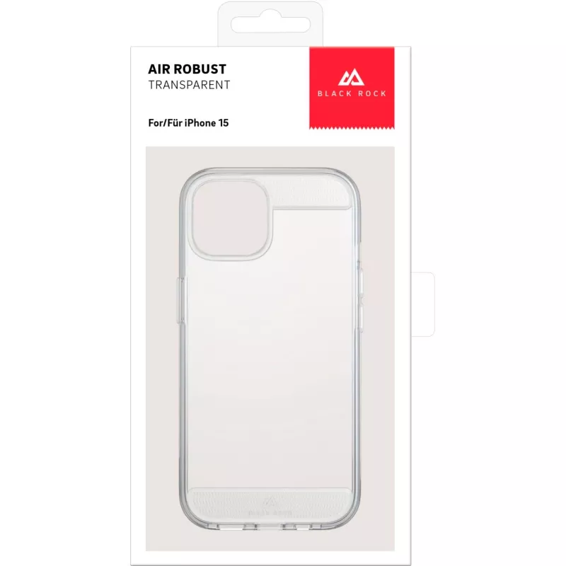Black Rock Air Robust hoes voor Apple iPhone 15, transparant 00221257