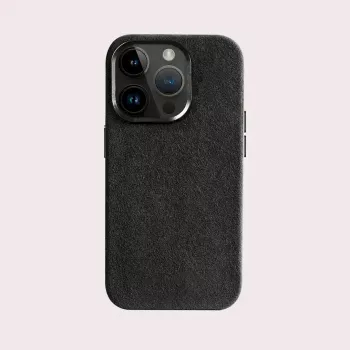 Cyoo Alcantara hoes voor iPhone 15 Pro Max zwart (CY123275)