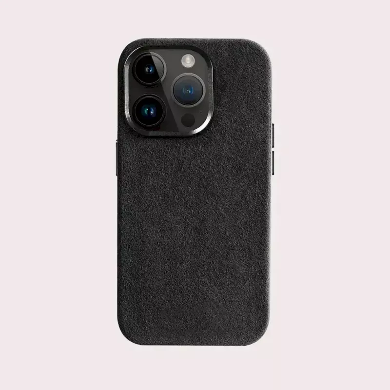 Cyoo Alcantara hoes voor iPhone 15 Pro Max zwart (CY123275)