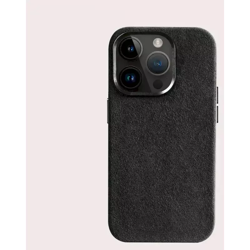Cyoo Alcantara hoes voor iPhone 15 Pro Max zwart (CY123275)
