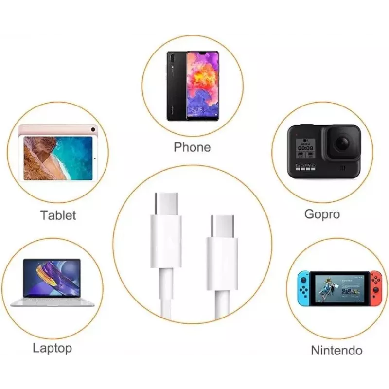 CYOO USB-C kabel 1m zwart (CY123212)