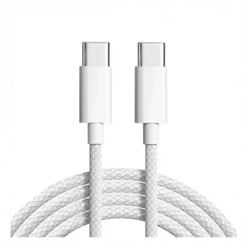 Cyoo Katoenen stof USB-C naar USB-C oplaadkabel 2m (CY123447)