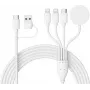 CYOO CY606 4-in-2 multi-oplaadkabel universeel / USB-C / Watch – zwart