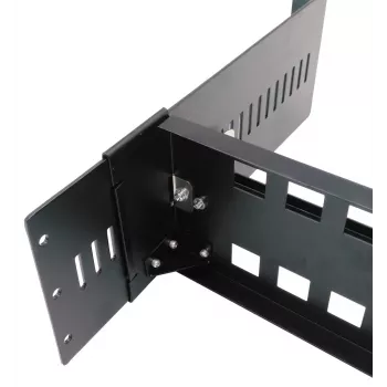 EXSYS DIN-rail rackmount kit, 2U, 19 inch, 35mm DIN-rail, zwart EX-6090