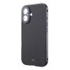 Black Rock Cover 360° glas voor Apple iPhone 16, echt carbon (00228085)