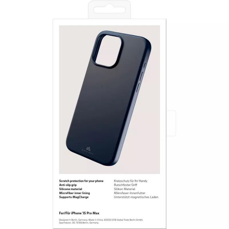 Black Rock Cover Mag Urban hoesje voor Apple iPhone 15 Pro Max, Midnight 00221291