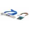EXSYS EX-48010-3 Mini PCIe USB 3.2 Gen 1 kaart met 2 aansluitingen (NEC)