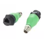 EXSYS EX-49544 M12 X-Code 8-pin stekker naar RJ45 bus IP67 industriële Ethernet-adapter, 10 Gbps
