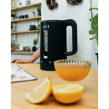 QUIN KTL-202 elektrische waterkoker, 1,5 L, zwart