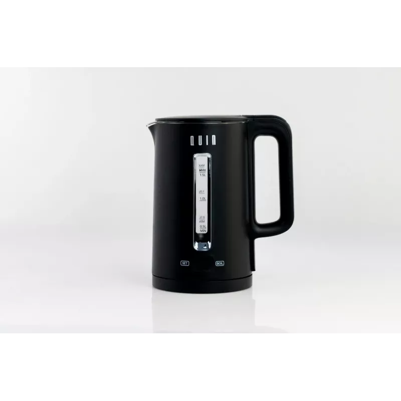 QUIN KTL-202 elektrische waterkoker, 1,5 L, zwart