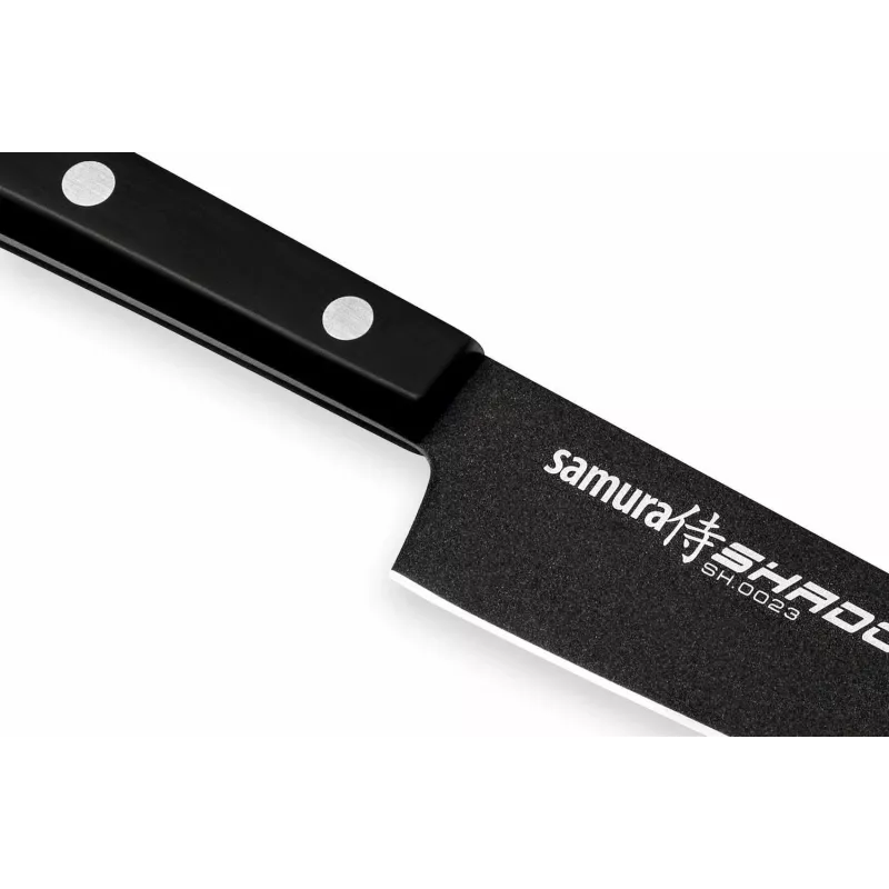SAMURA Shadow universeelmes 150mm AUS-8 roestvrij staal zwart