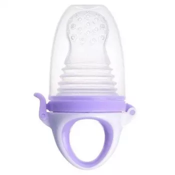 Kidsme Food Feeder Plus babyvoedingshulp vanaf 6 maanden, lavendel
