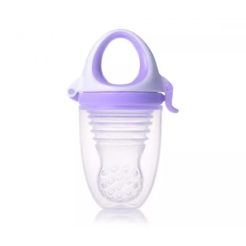Kidsme Food Feeder Plus babyvoedingshulp vanaf 6 maanden, lavendel