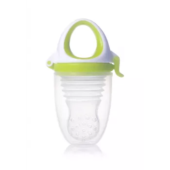 Kidsme Food Feeder Plus babyvoedingsfeeder vanaf 6 maanden, limoen